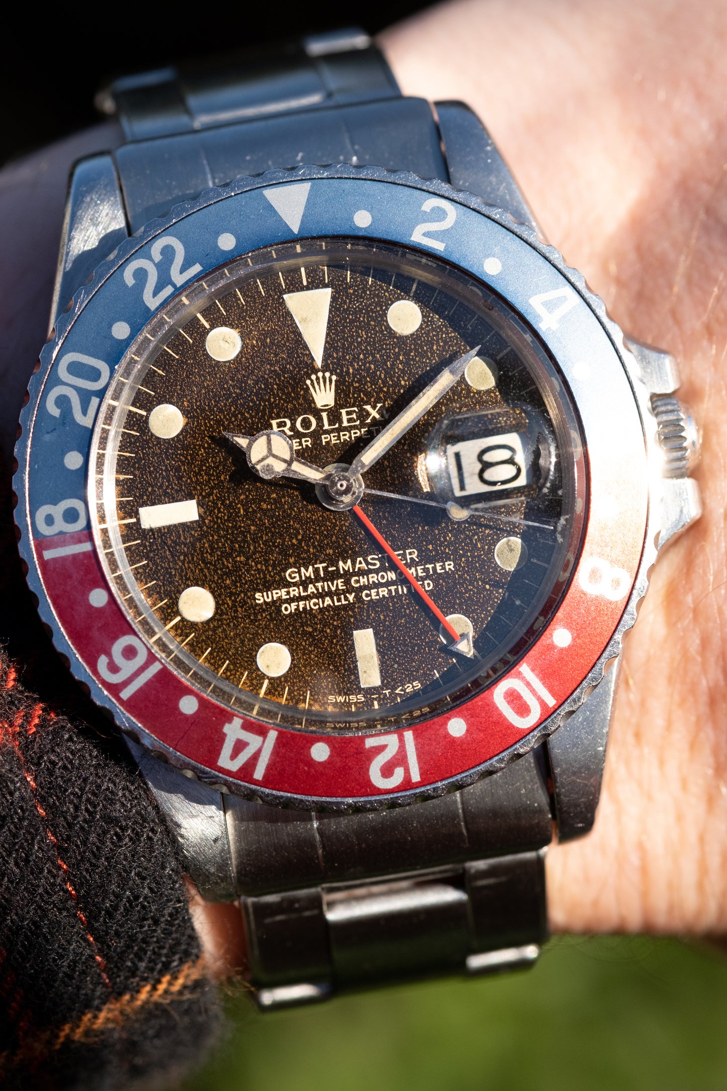 ROLEX GMT Master Ref. 1675 Gilt Gloss Tropical Dial (1966)
