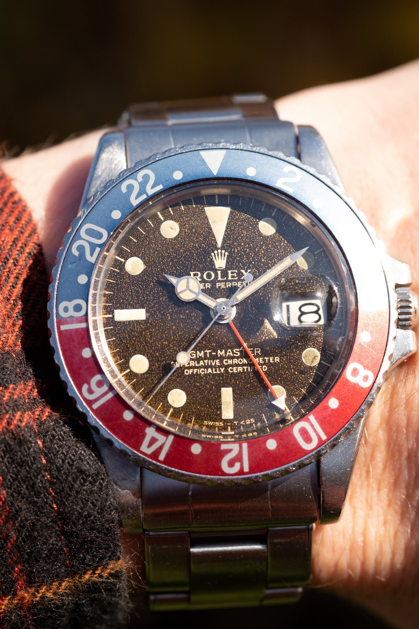ROLEX GMT Master Ref. 1675 Gilt Gloss Tropical Dial (1966)