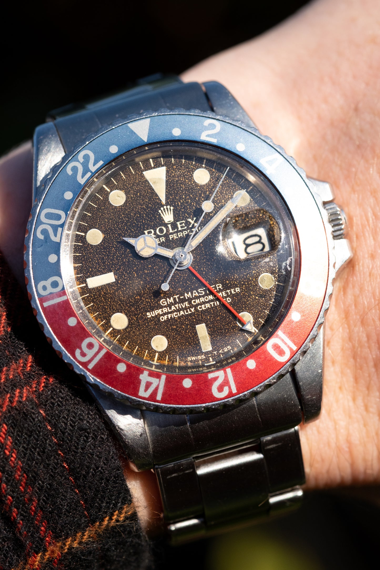 ROLEX GMT Master Ref. 1675 Gilt Gloss Tropical Dial (1966)