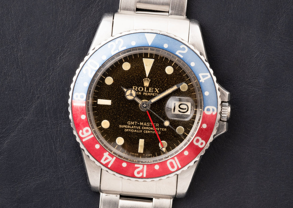 ROLEX GMT Master Ref. 1675 Gilt Gloss Tropical Dial (1966)