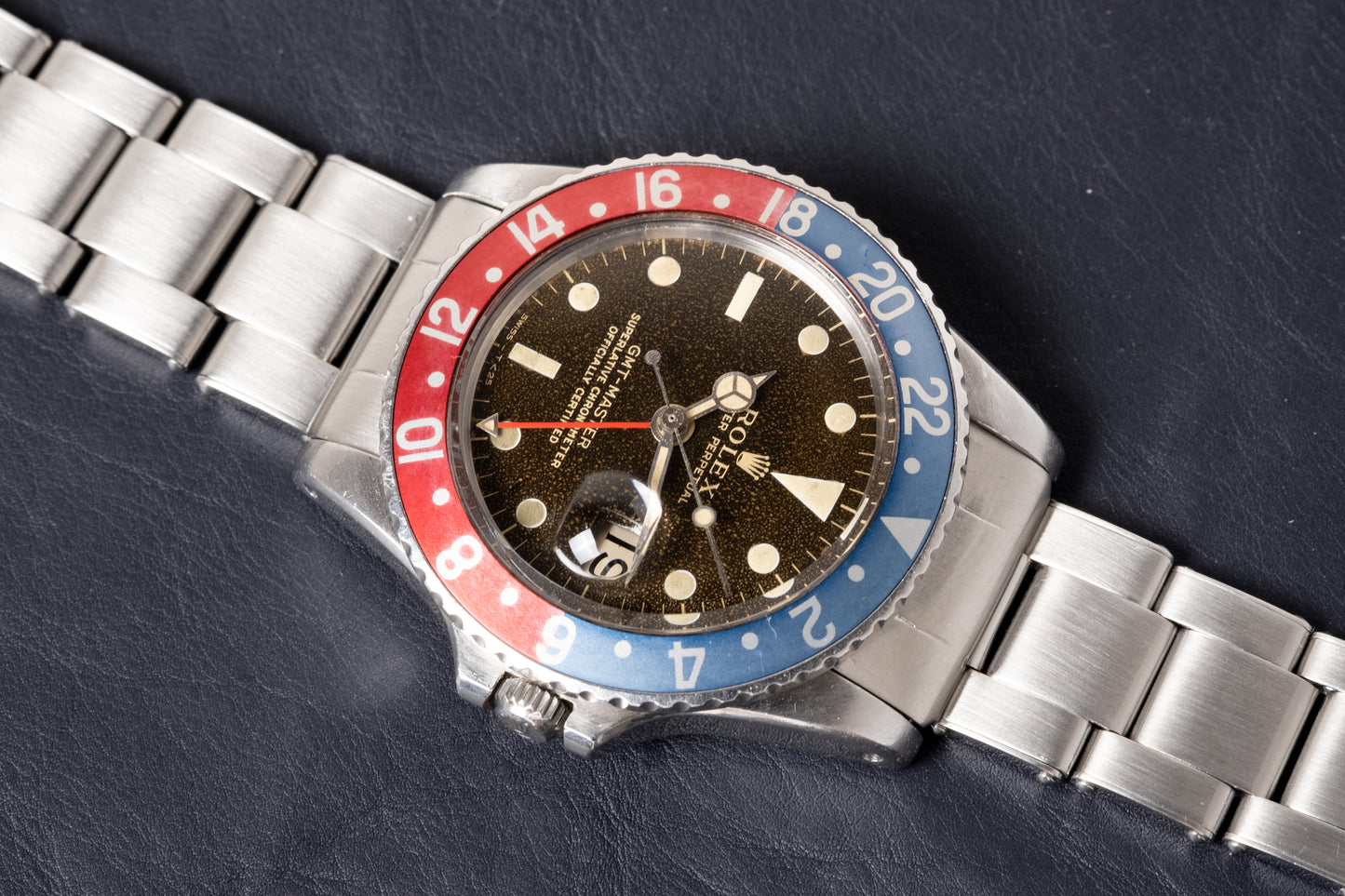 ROLEX GMT Master Ref. 1675 Gilt Gloss Tropical Dial (1966)