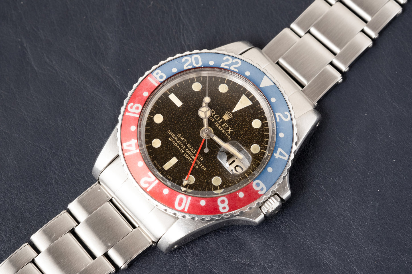 ROLEX GMT Master Ref. 1675 Gilt Gloss Tropical Dial (1966)