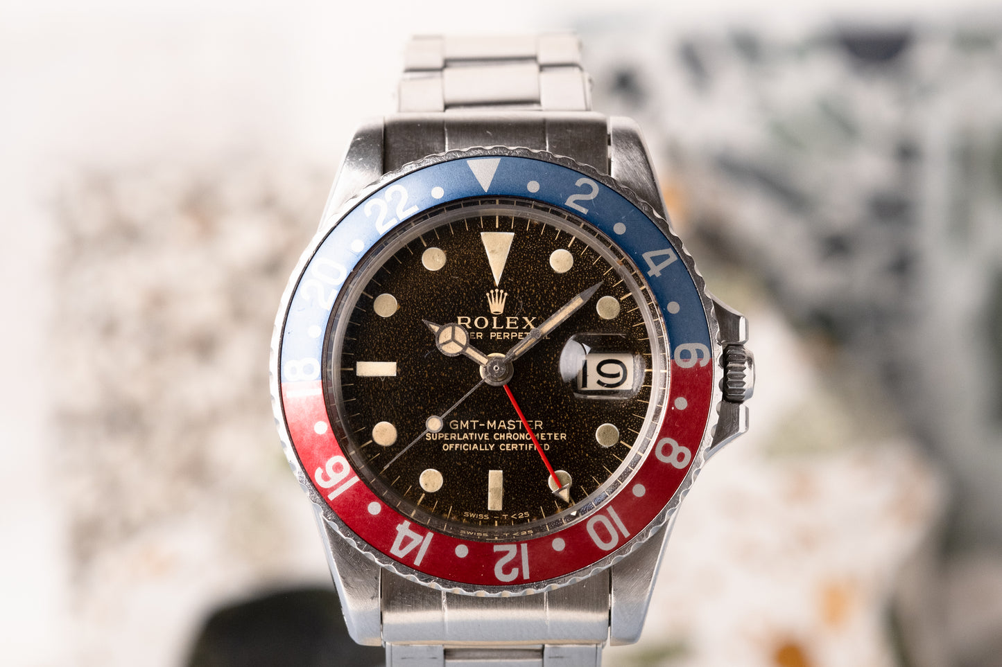 ROLEX GMT Master Ref. 1675 Gilt Gloss Tropical Dial (1966)