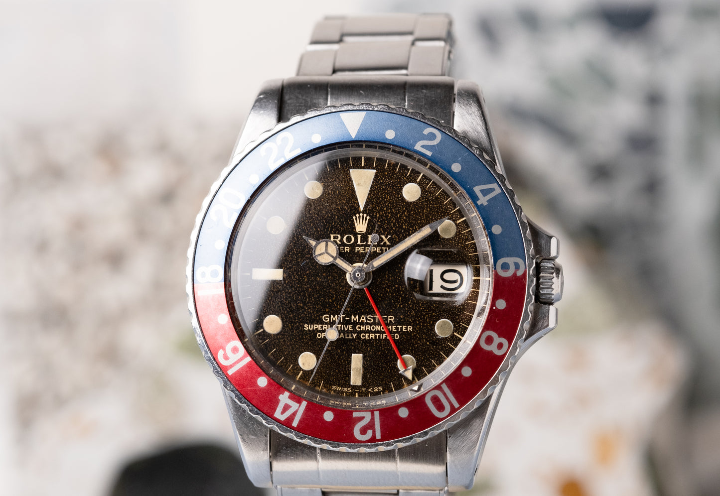 ROLEX GMT Master Ref. 1675 Gilt Gloss Tropical Dial (1966)