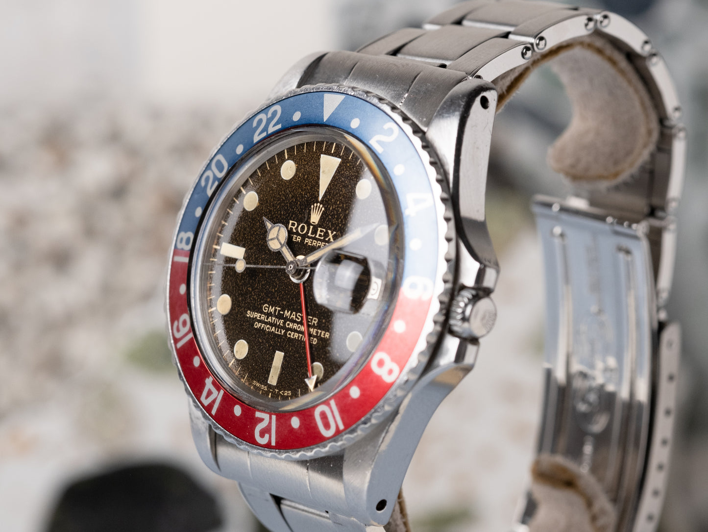 ROLEX GMT Master Ref. 1675 Gilt Gloss Tropical Dial (1966)