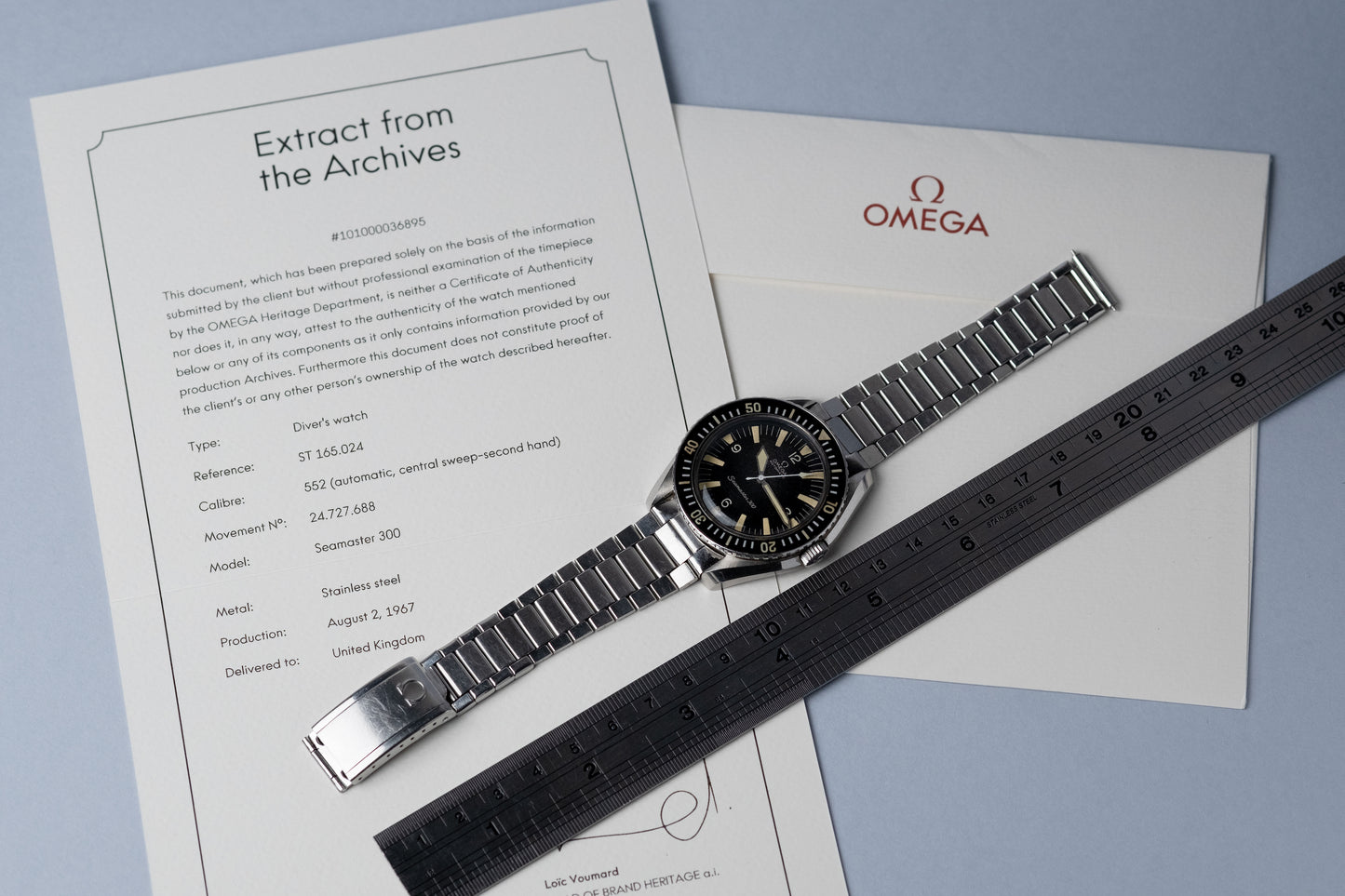 OMEGA Seamaster 300 Ref. 165.024 (1967)