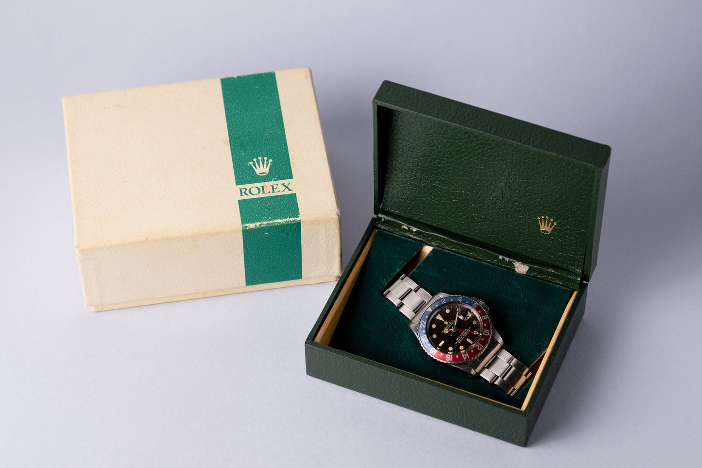 ROLEX GMT Master Ref. 1675 Gilt Gloss Tropical Dial (1966)