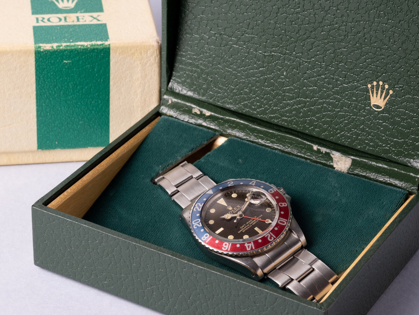 ROLEX GMT Master Ref. 1675 Gilt Gloss Tropical Dial (1966)