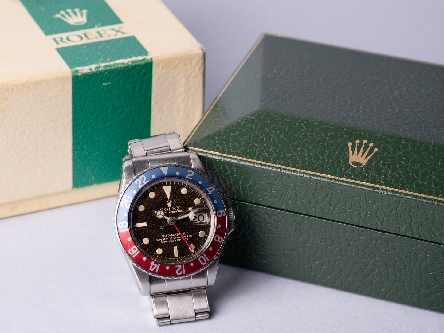 ROLEX GMT Master Ref. 1675 Gilt Gloss Tropical Dial (1966)