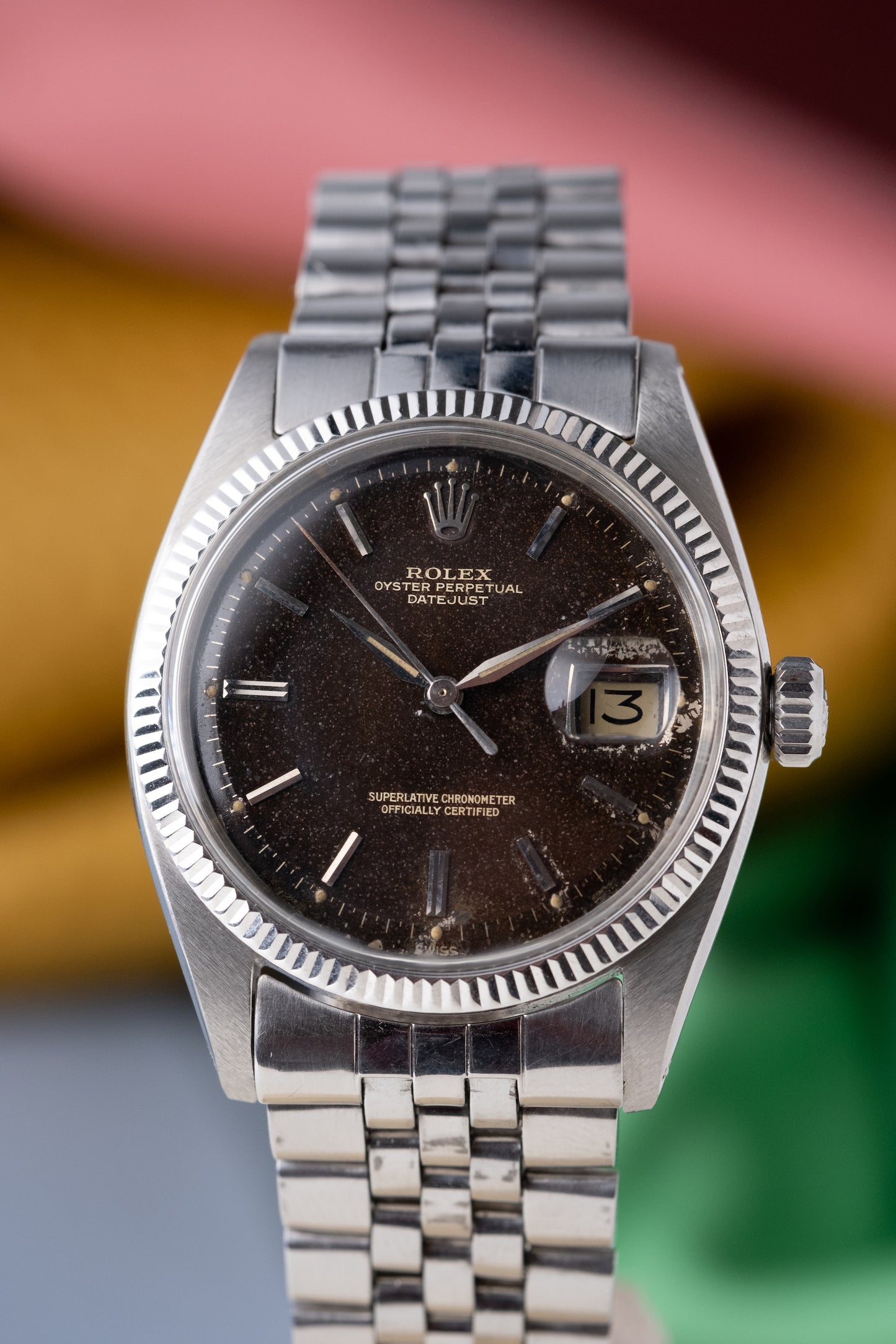 ROLEX Oyster Perpetual Datejust Ref. 1601 Tropical Gilt Dial (1961)