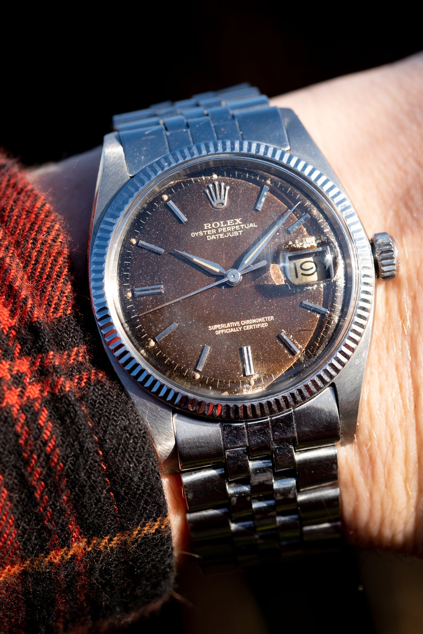 ROLEX Oyster Perpetual Datejust Ref. 1601 Tropical Gilt Dial (1961)