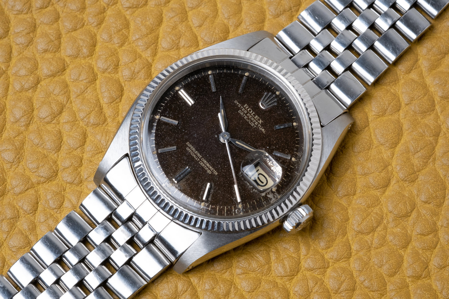 ROLEX Oyster Perpetual Datejust Ref. 1601 Tropical Gilt Dial (1961)