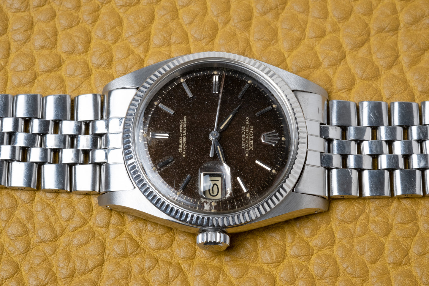 ROLEX Oyster Perpetual Datejust Ref. 1601 Tropical Gilt Dial (1961)