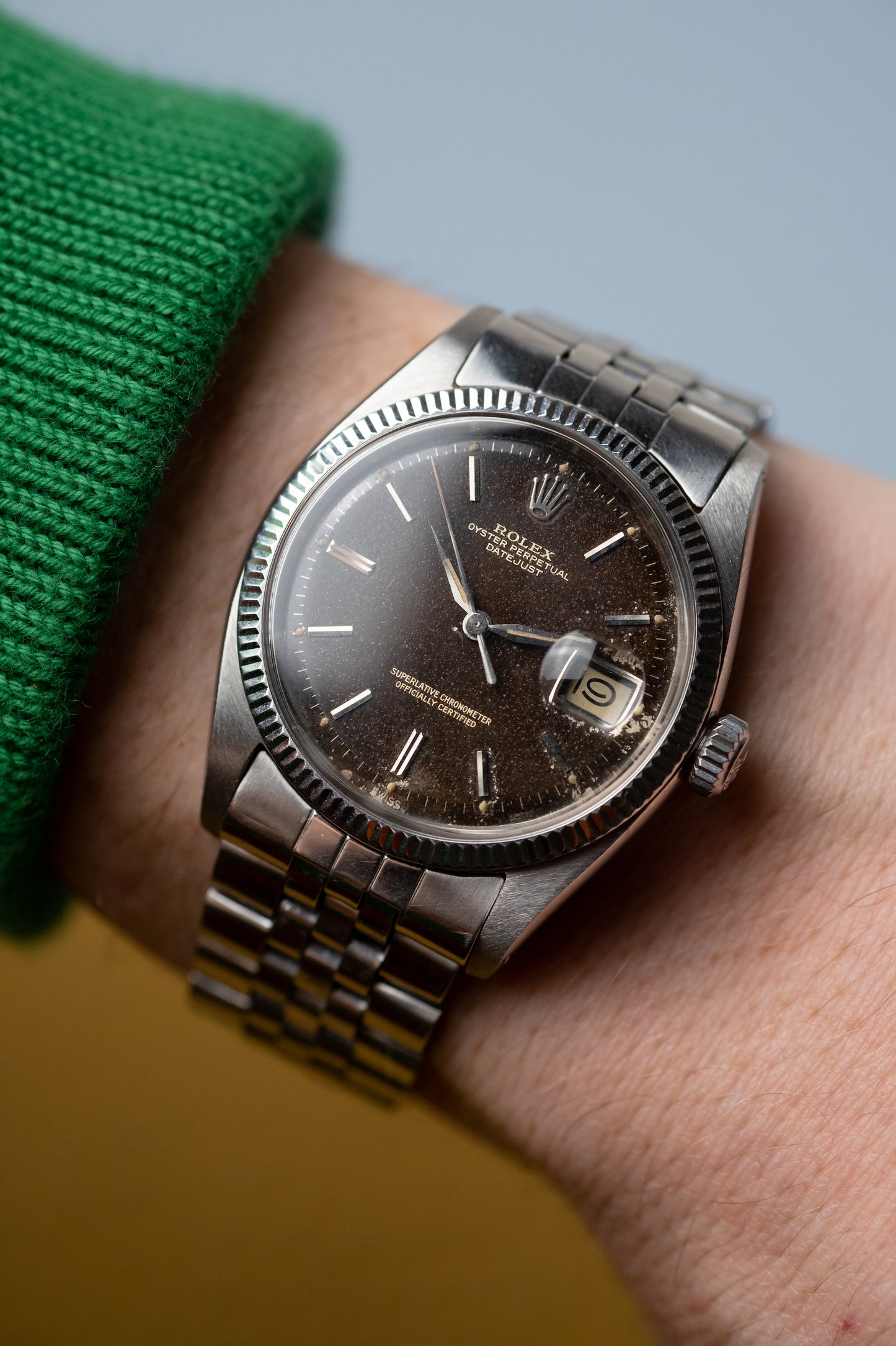 ROLEX Oyster Perpetual Datejust Ref. 1601 Tropical Gilt Dial (1961)