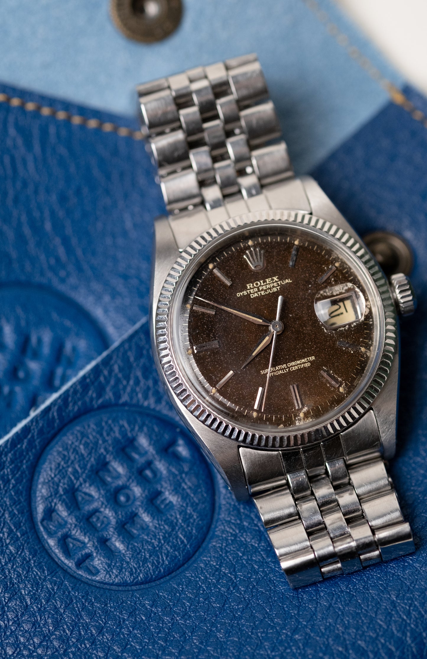 ROLEX Oyster Perpetual Datejust Ref. 1601 Tropical Gilt Dial (1961)