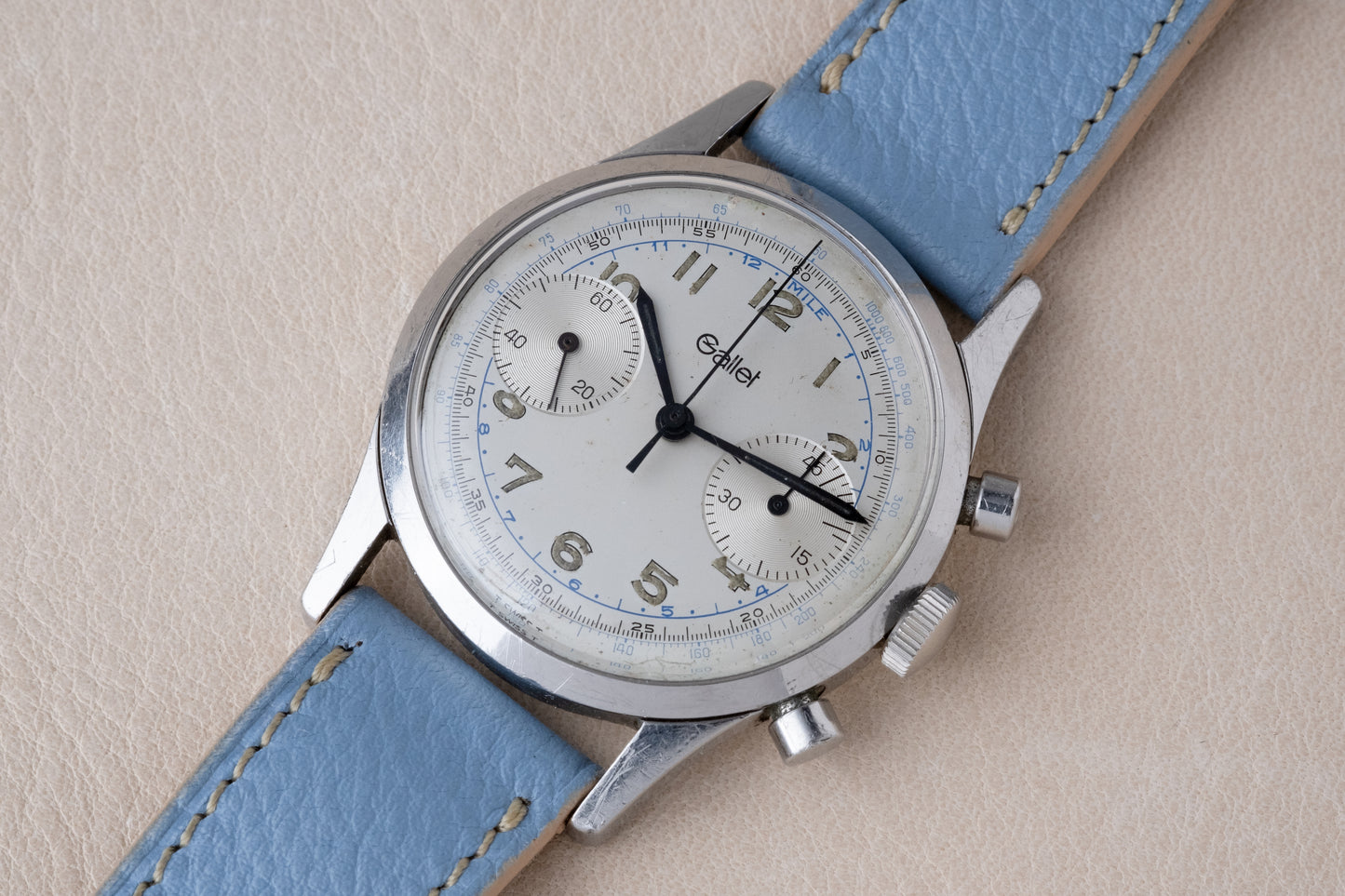 GALLET Multichron 45 Chronograph Valjoux 7730 (c. 1960s)
