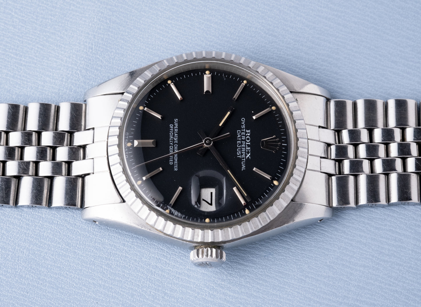 ROLEX Oyster Perpetual Datejust Ref. 1603 Black Sigma Dial (1975)