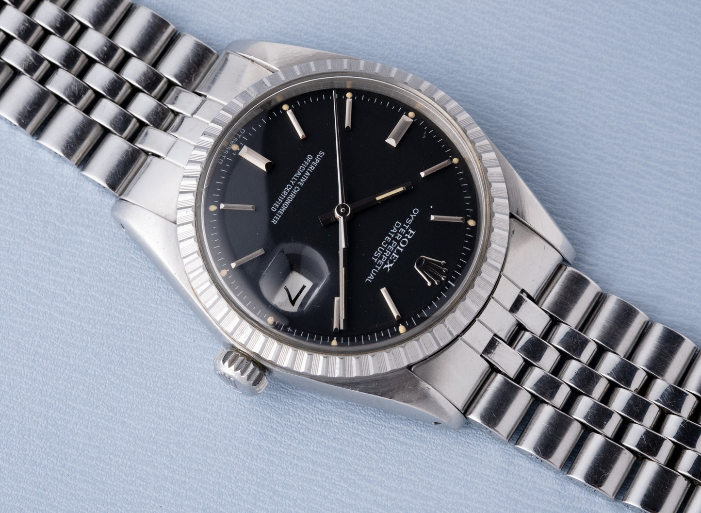 ROLEX Oyster Perpetual Datejust Ref. 1603 Black Sigma Dial (1975)