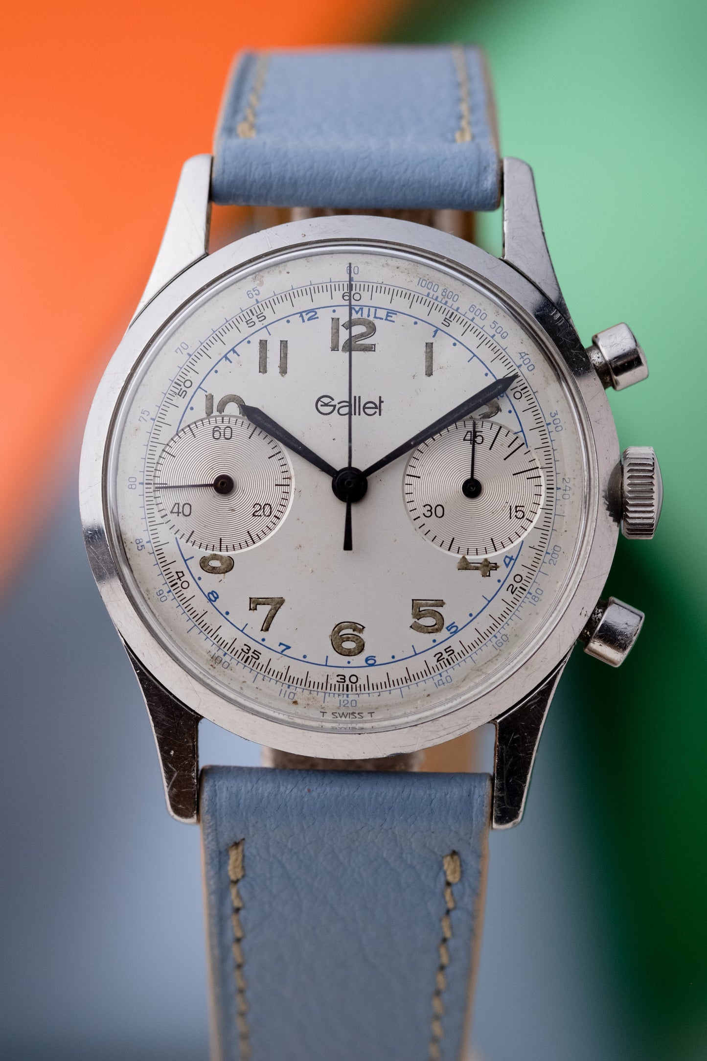 GALLET Multichron 45 Chronograph Valjoux 7730 (c. 1960s)