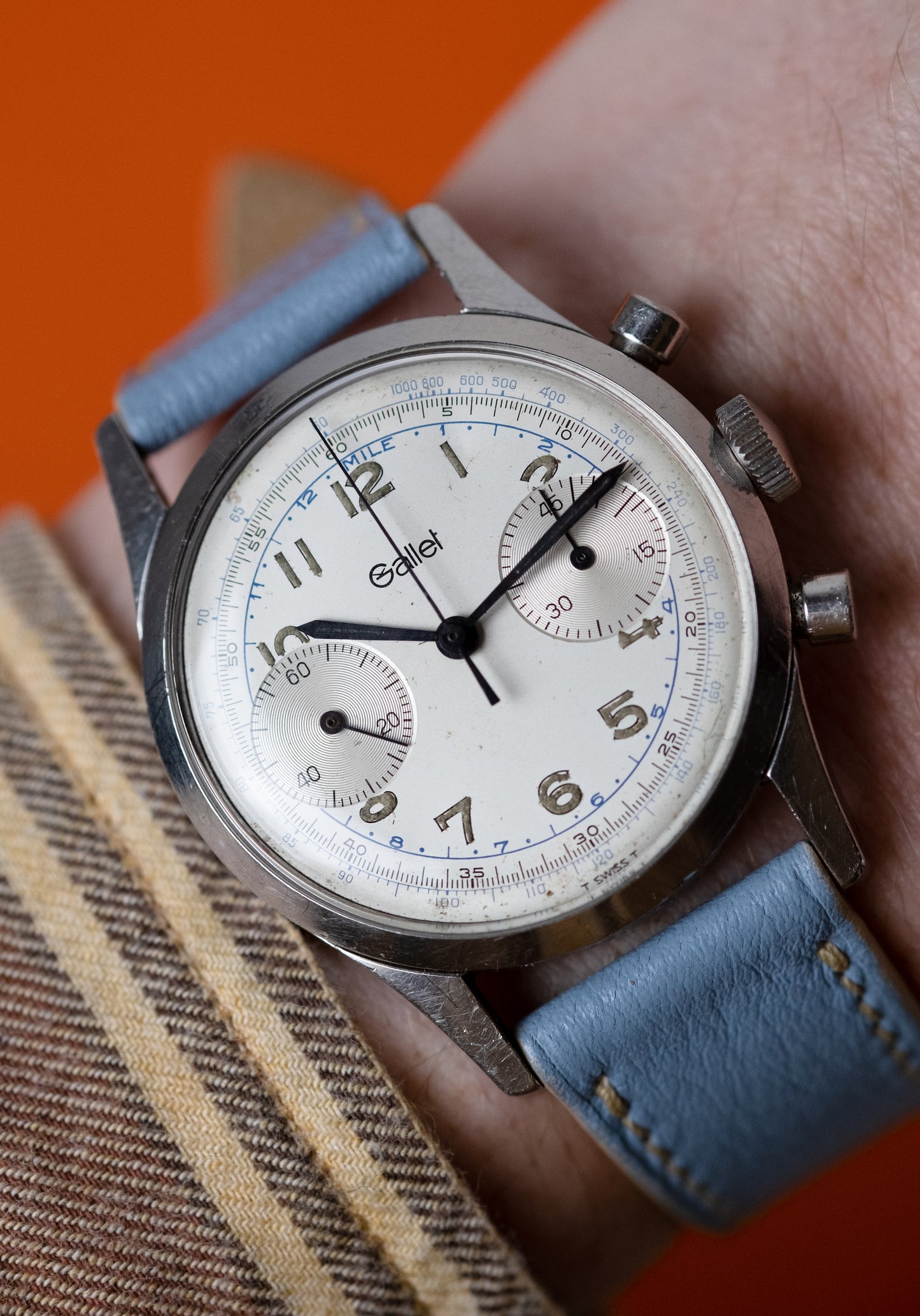 GALLET Multichron 45 Chronograph Valjoux 7730 (c. 1960s)