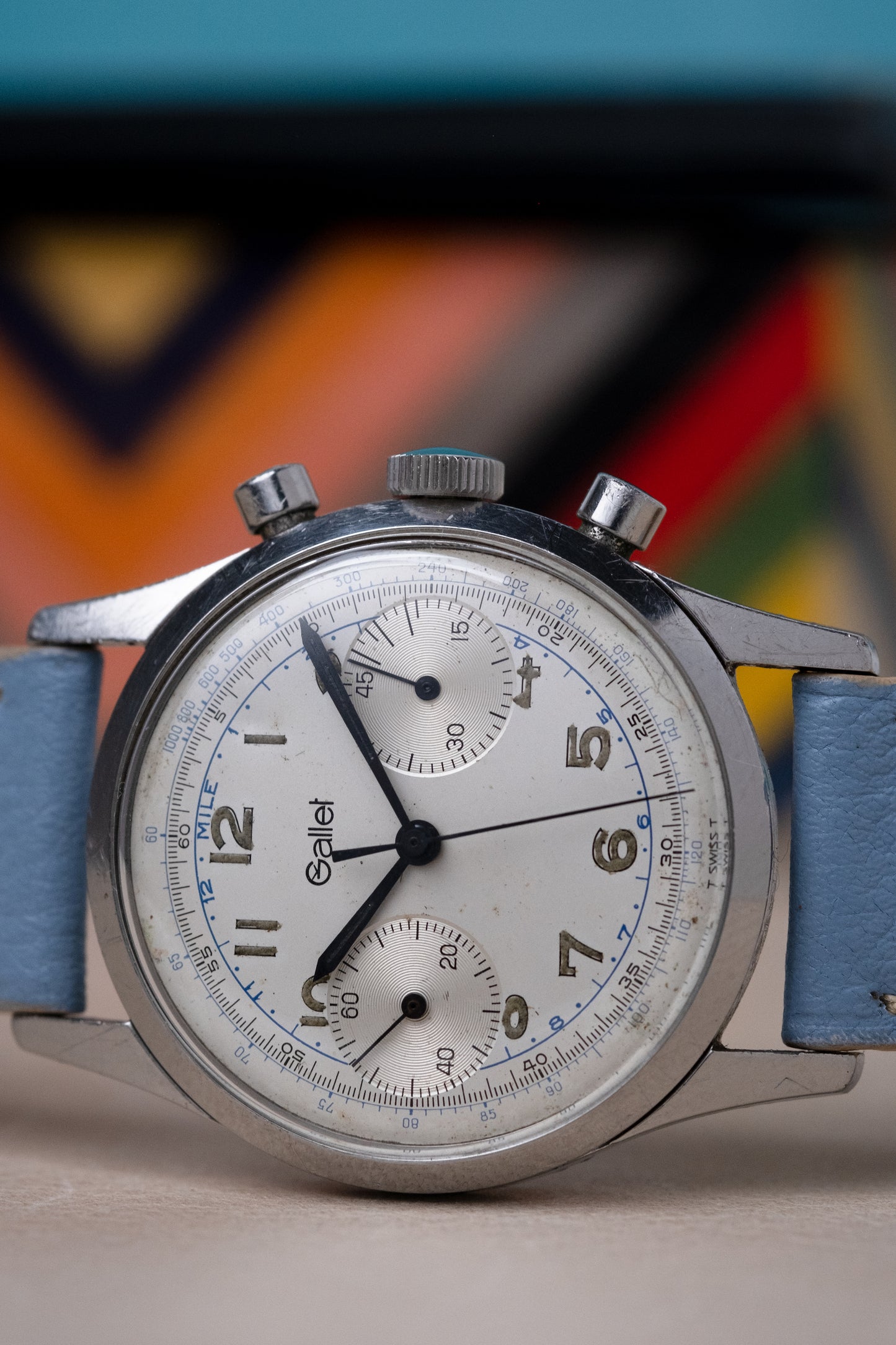 GALLET Multichron 45 Chronograph Valjoux 7730 (c. 1960s)