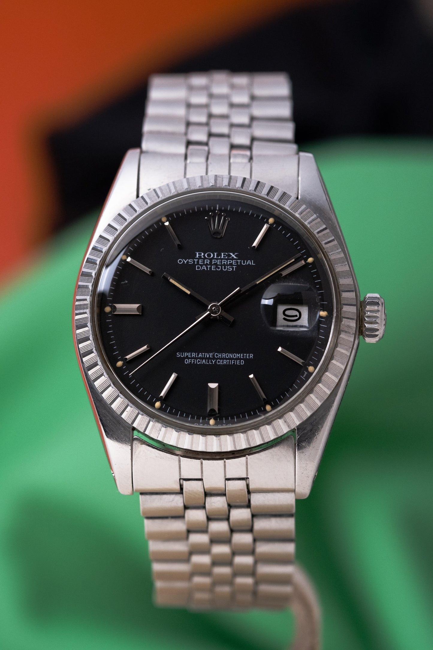 ROLEX Oyster Perpetual Datejust Ref. 1603 Black Sigma Dial (1975)