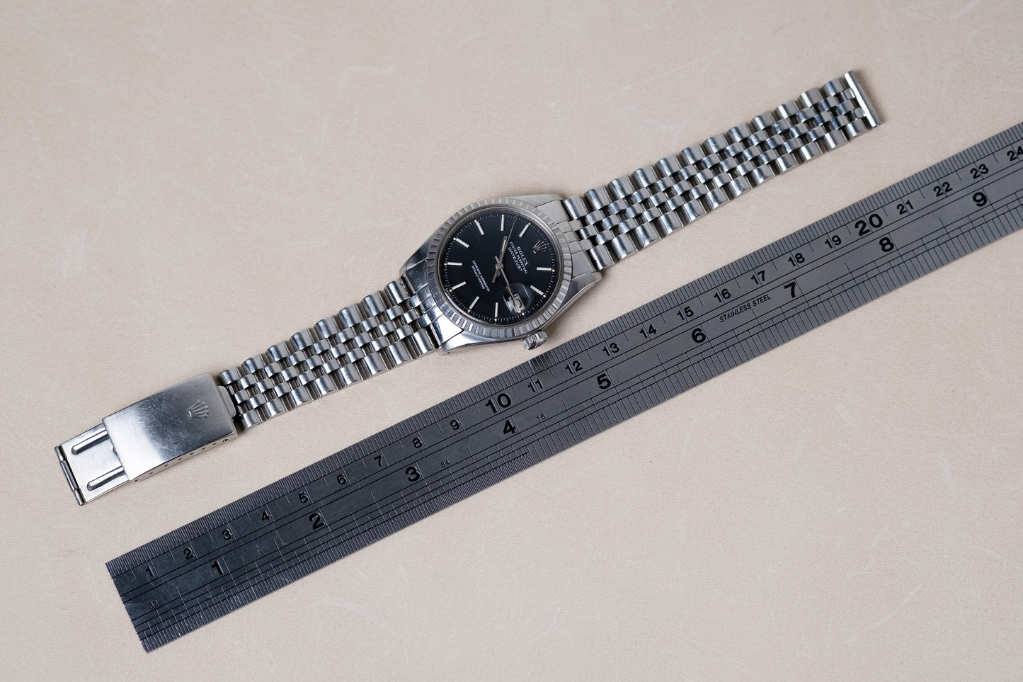 ROLEX Oyster Perpetual Datejust Ref. 1603 Matte Black Dial (1978)