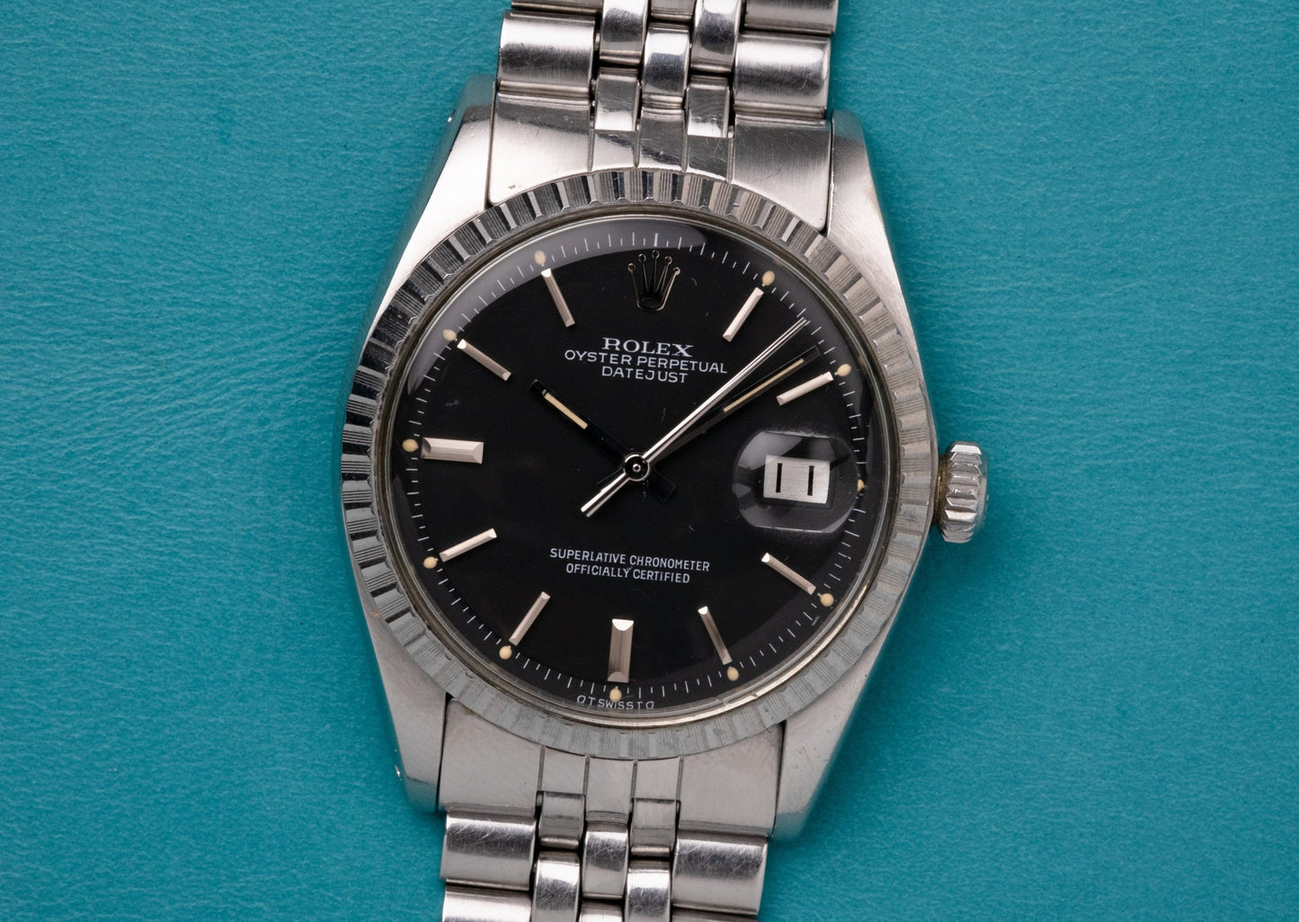 ROLEX Oyster Perpetual Datejust Ref. 1603 Black Sigma Dial (1975)