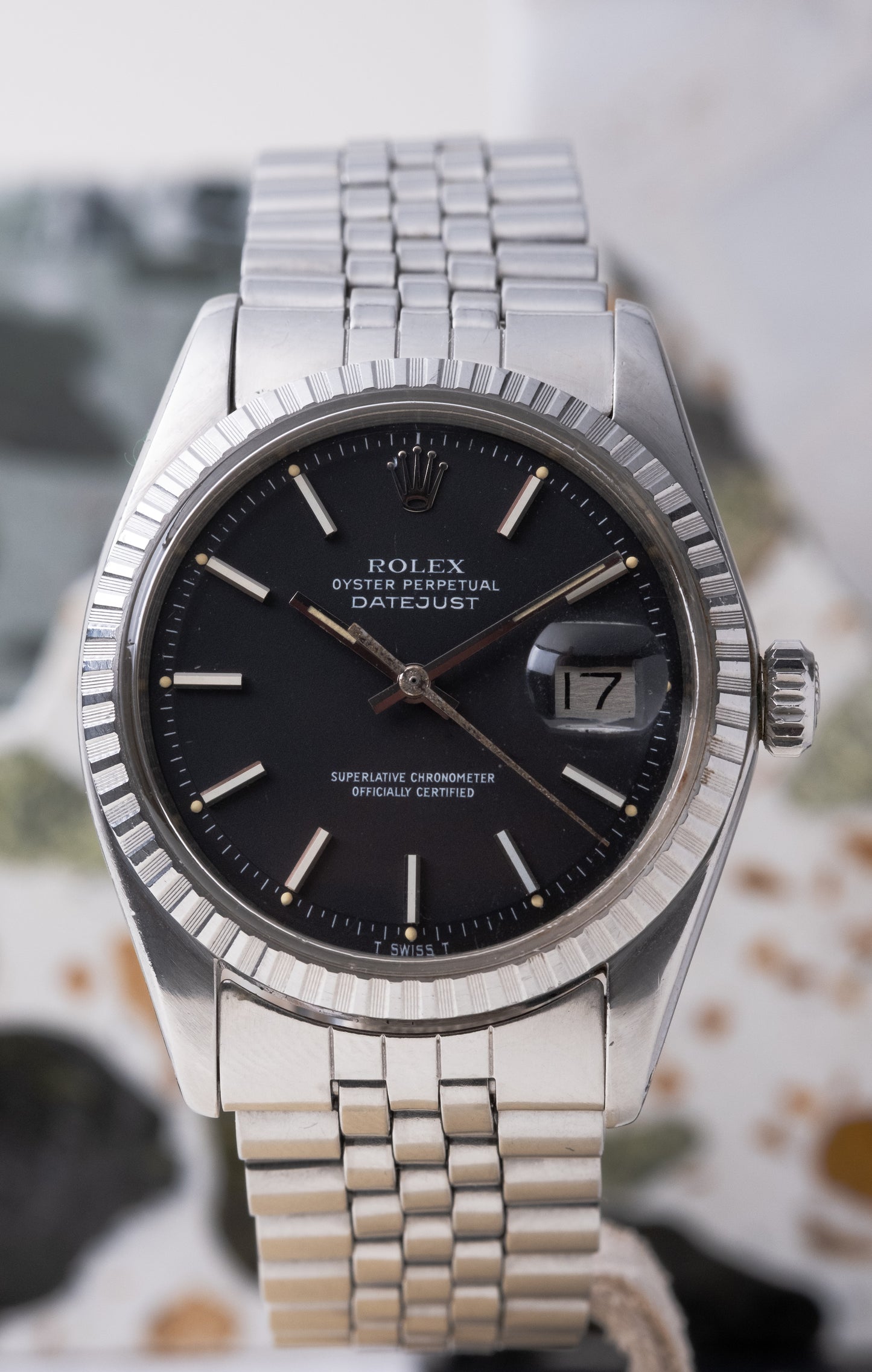 ROLEX Oyster Perpetual Datejust Ref. 1603 Matte Black Dial (1978)