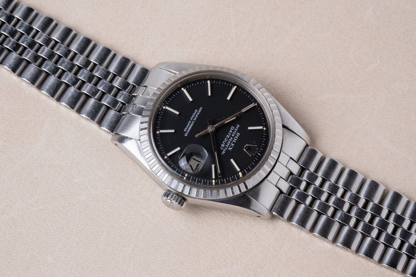 ROLEX Oyster Perpetual Datejust Ref. 1603 Matte Black Dial (1978)