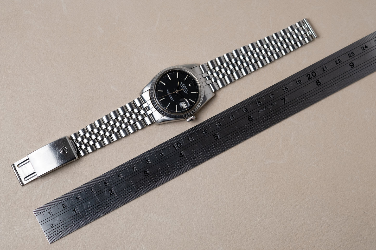 ROLEX Oyster Perpetual Datejust Ref. 1603 Matte Black Dial (1978)