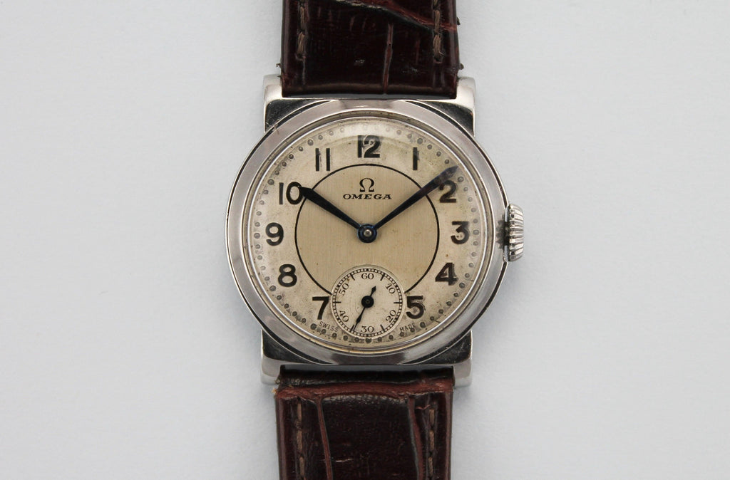 OMEGA Two Tone Sub Second Art Deco Ref. 26.5 SOB T1 (1935)