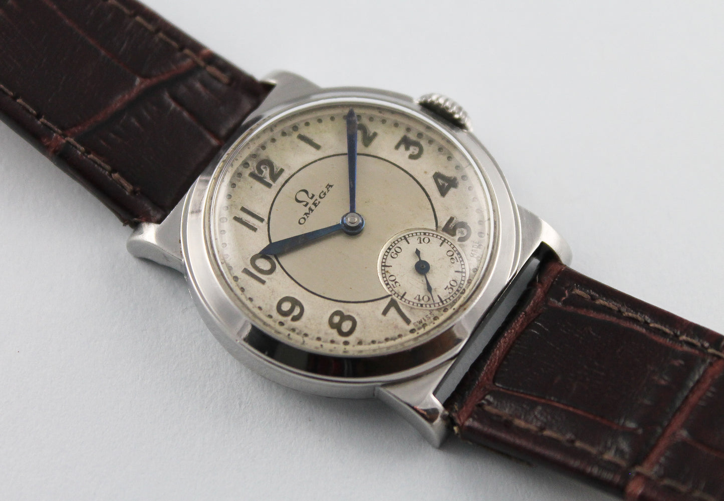OMEGA Two Tone Sub Second Art Deco Ref. 26.5 SOB T1 (1935)
