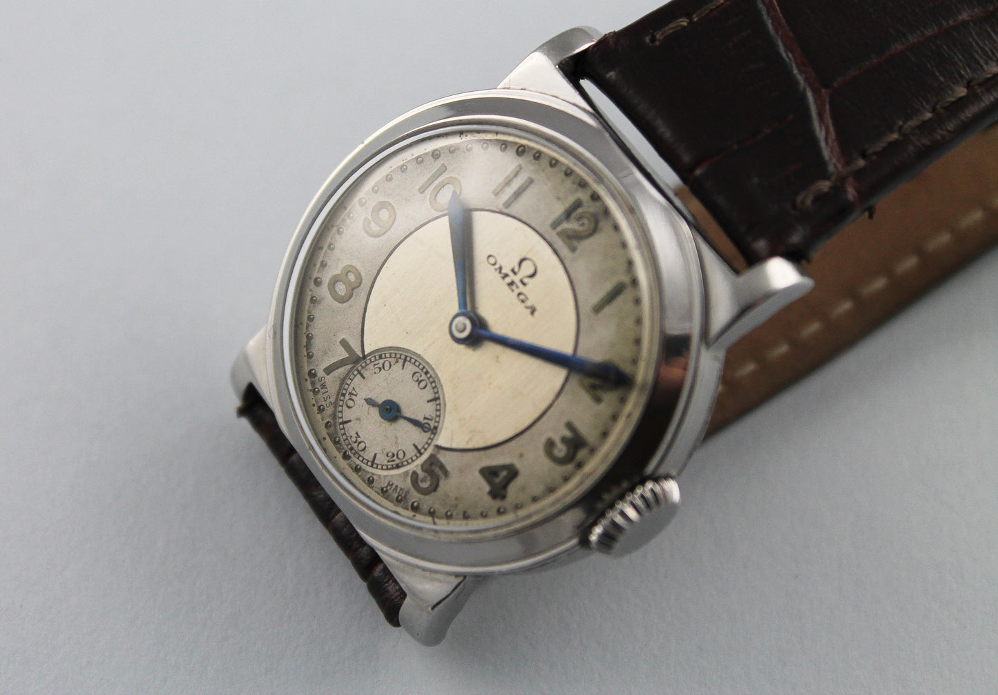 OMEGA Two Tone Sub Second Art Deco Ref. 26.5 SOB T1 (1935)