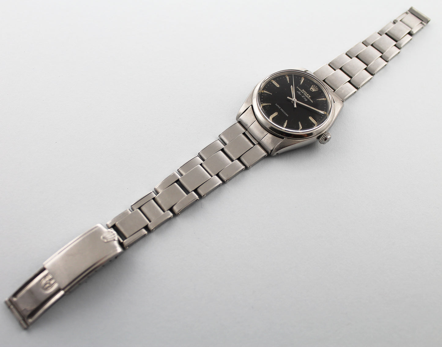 ROLEX Air King Super Precision Swiss only Gilt dial ref 5500 (1961)