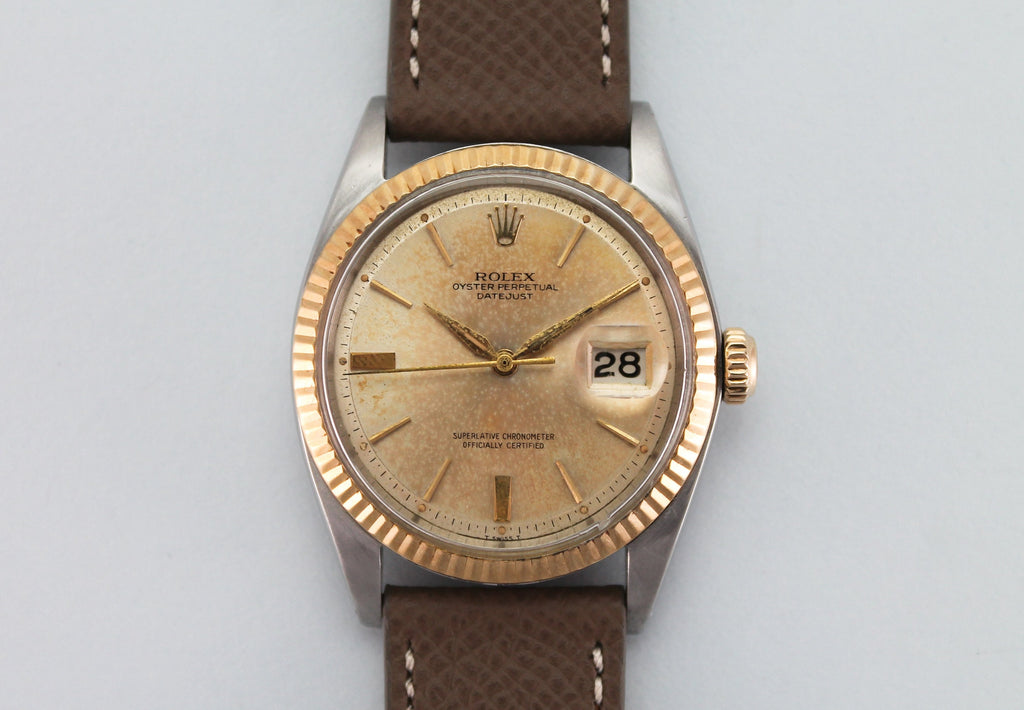 Rolex Two Tone Datejust "Door Stop" Dial Ref 1601 (1964)