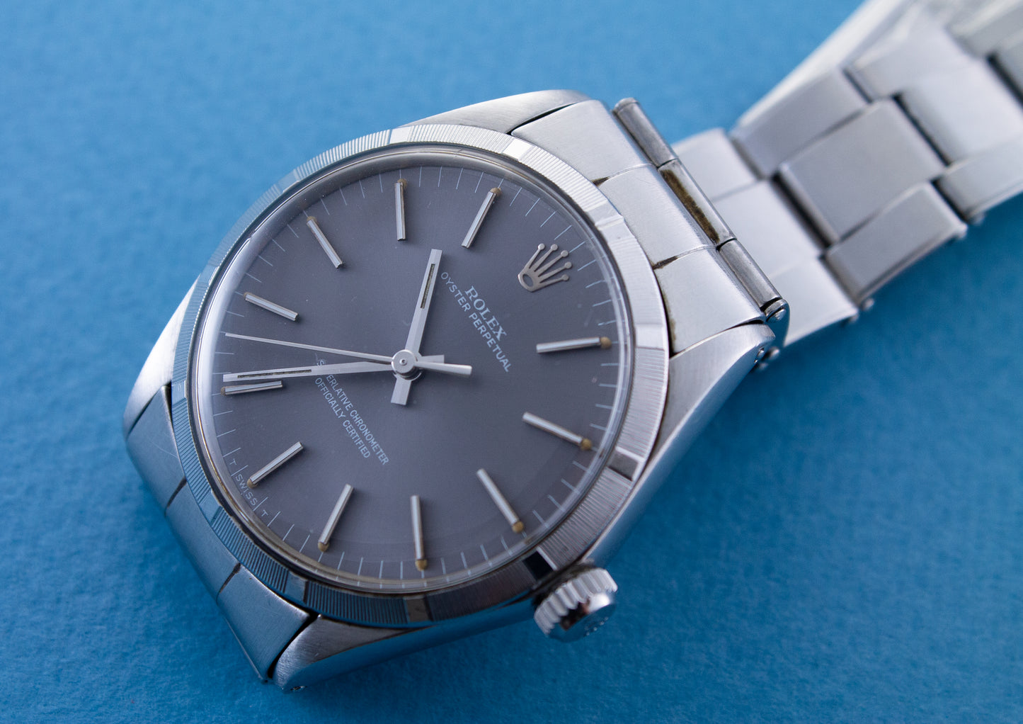 ROLEX Oyster Perpetual Ref 1014 Ghost Dial (1969)