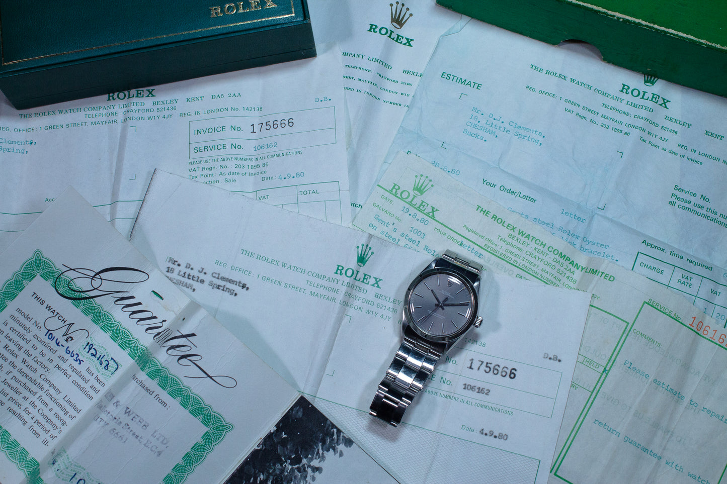 ROLEX Oyster Perpetual Ref 1014 Ghost Dial (1969)