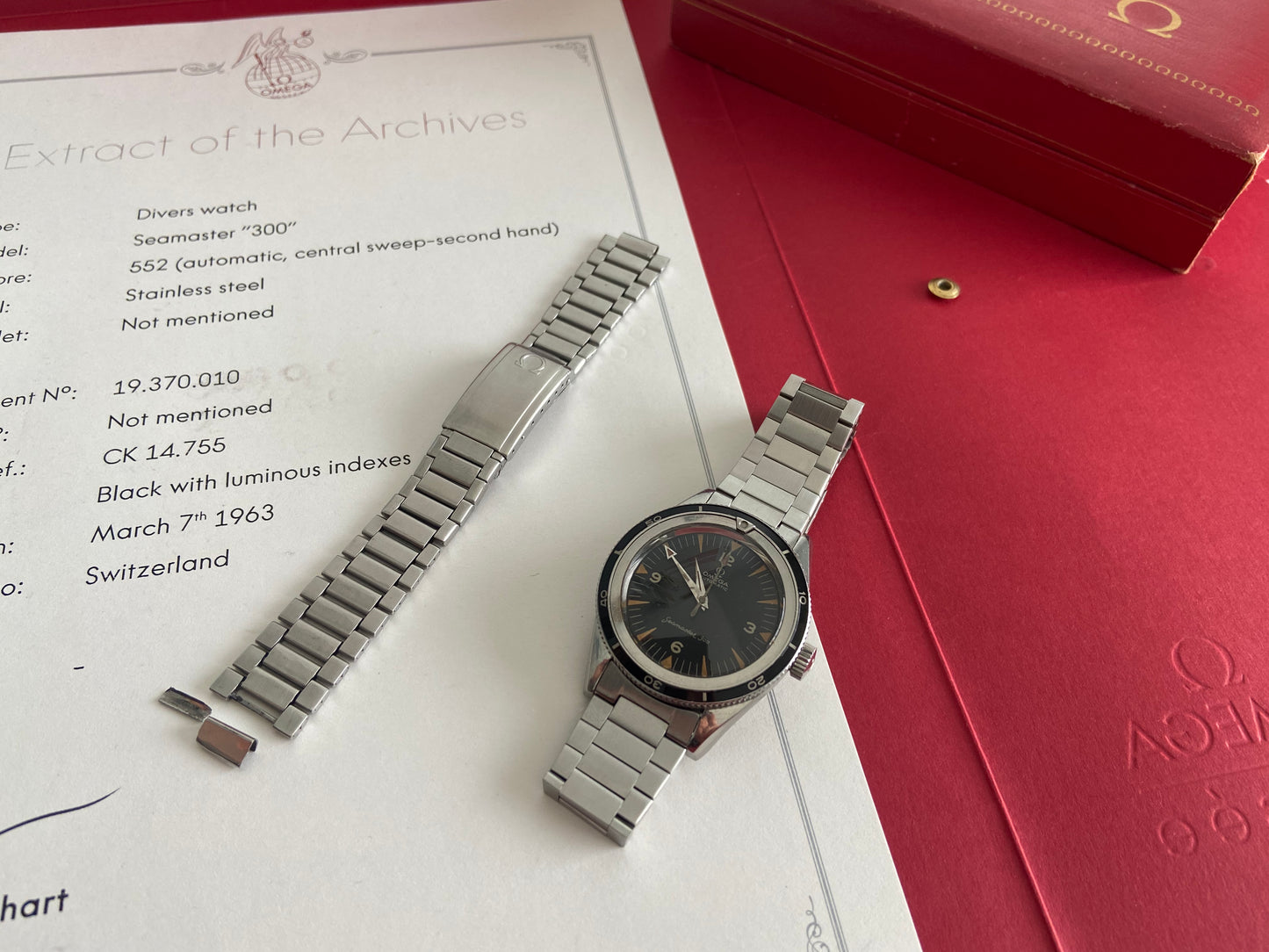 OMEGA Seamaster 300 CK 14755 (1963)