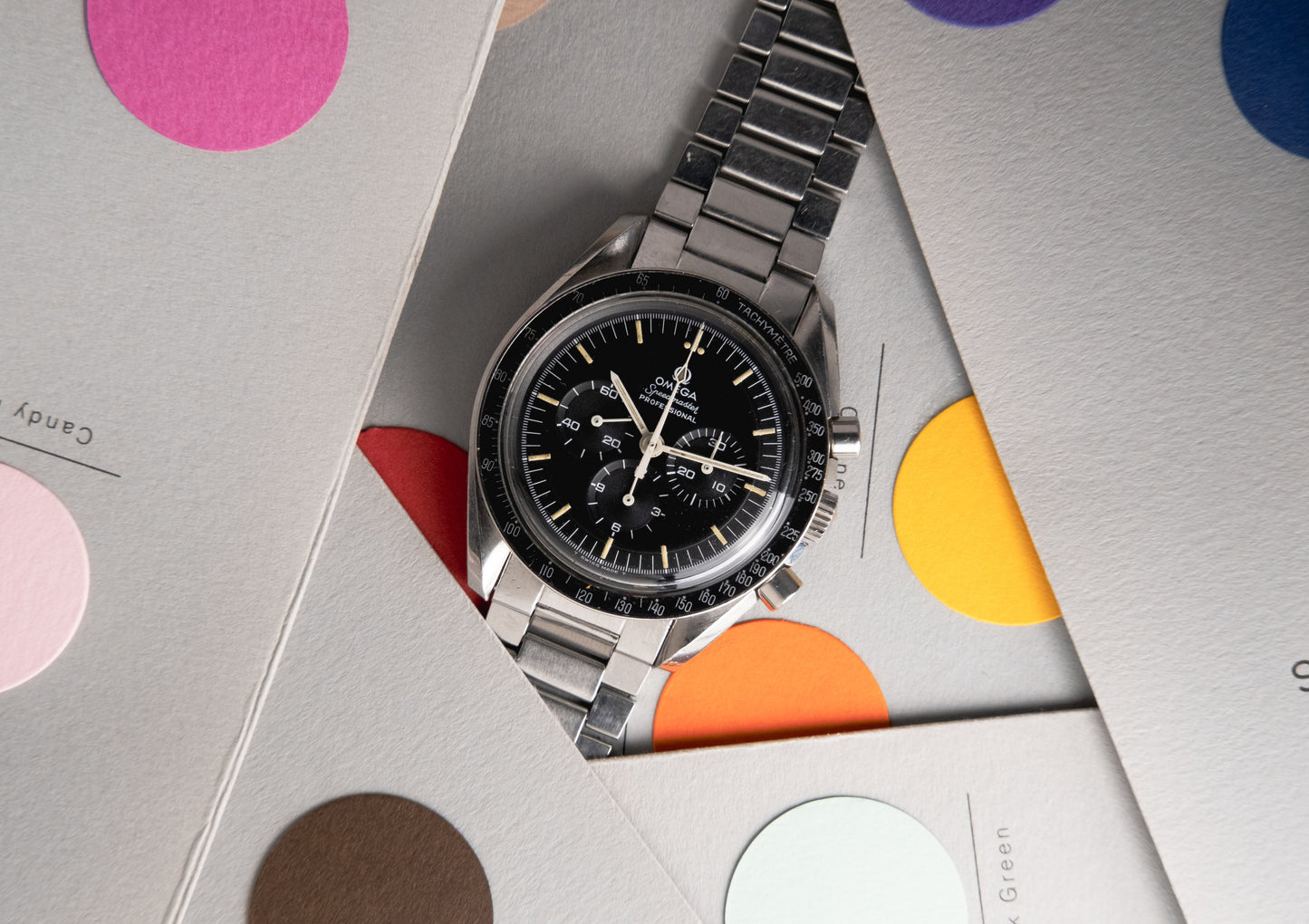 OMEGA Speedmaster Professional Pre Moon DON Bezel Step Dial Ref. 145.022 69 ST (1970)