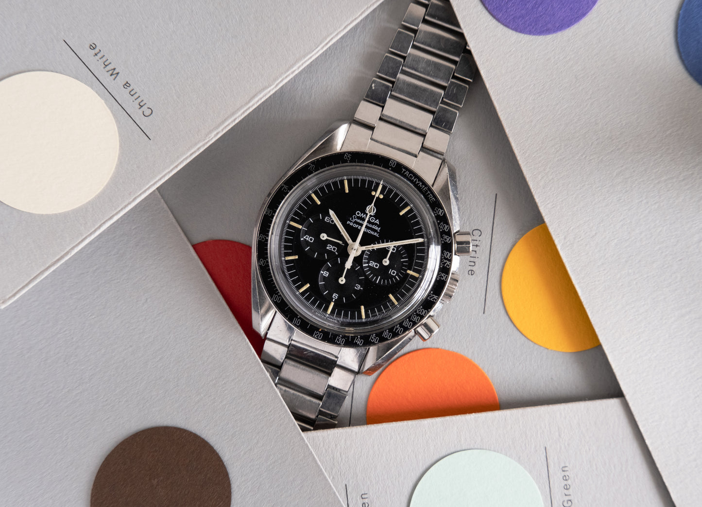 OMEGA Speedmaster Professional Pre Moon DON Bezel Step Dial Ref. 145.022 69 ST (1970)